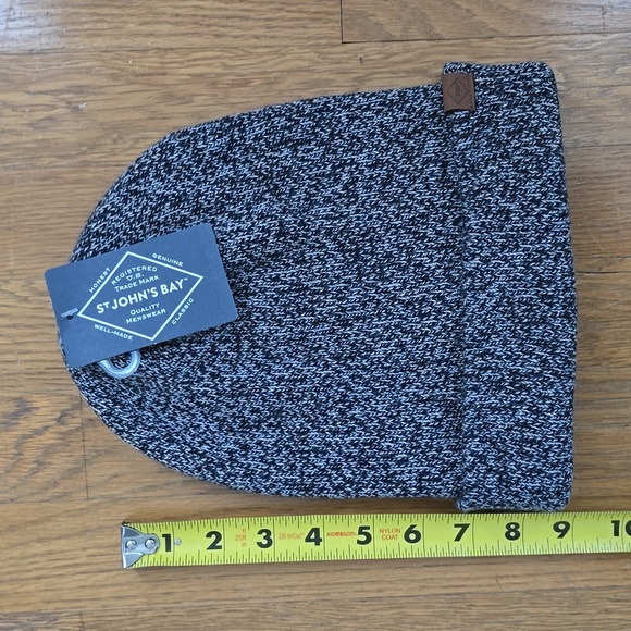 ST. JOHN'S BAY MENS HEATHER GRAY WINTER HAT ONE SIZE FITS MOST - Picture 9 of 10